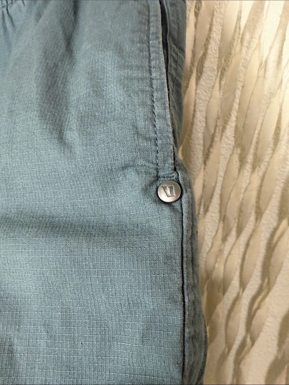 Vuori S #V370 Teal Ripstop Men's Shorts Size XL